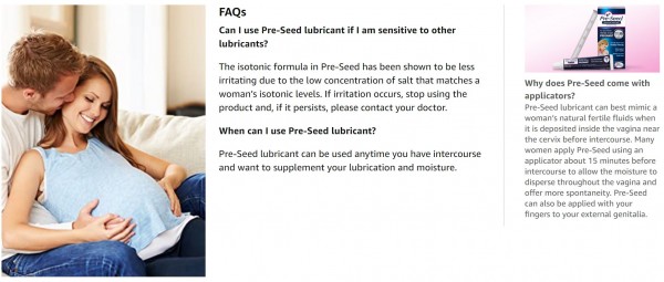 Pre-Seed Fertility Friendly Lubricant, Lube for Women Trying To Conceive3