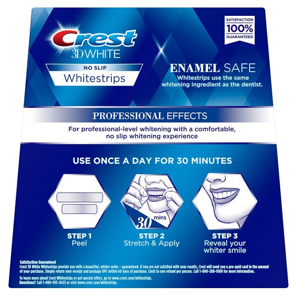 Crest 3D White Professional Effects Whitestrips Teeth Whitening Strips Kit, (20 Treatment/40 Strips)2