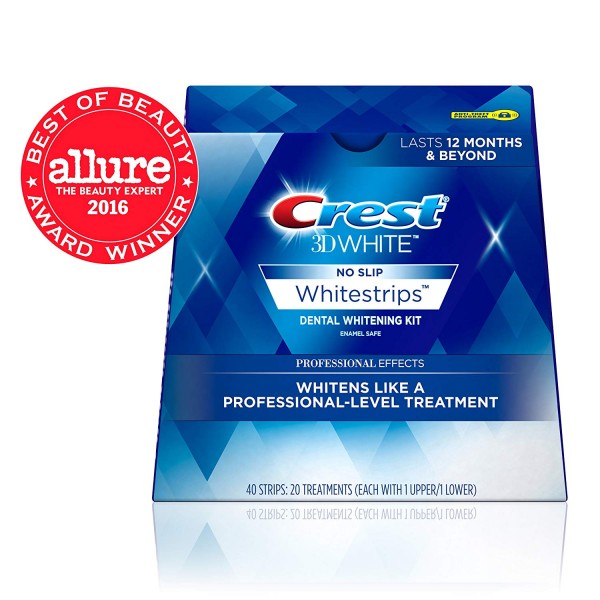 Crest 3D White Professional Effects Whitestrips Teeth Whitening Strips Kit, (20 Treatment/40 Strips)5