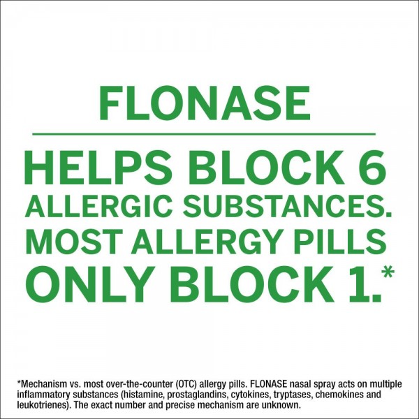 Flonase 24hr Allergy Relief Nasal Spray, Full Prescription Strength, 288 Sprays (Twinpack of 144 Sprays)4