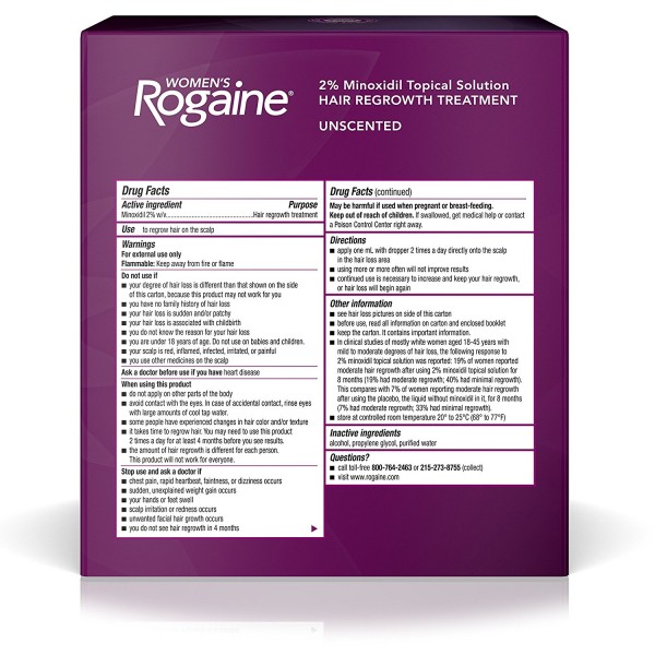 WOMENs ROGAINE® TOPICAL SOLUTION 3-MONTH SUPPLY2