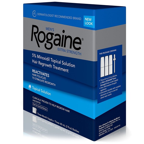 ROGAINE MENS EXTRA STRENGTH SOLUTION 2 Oz. (Pack of 3)3