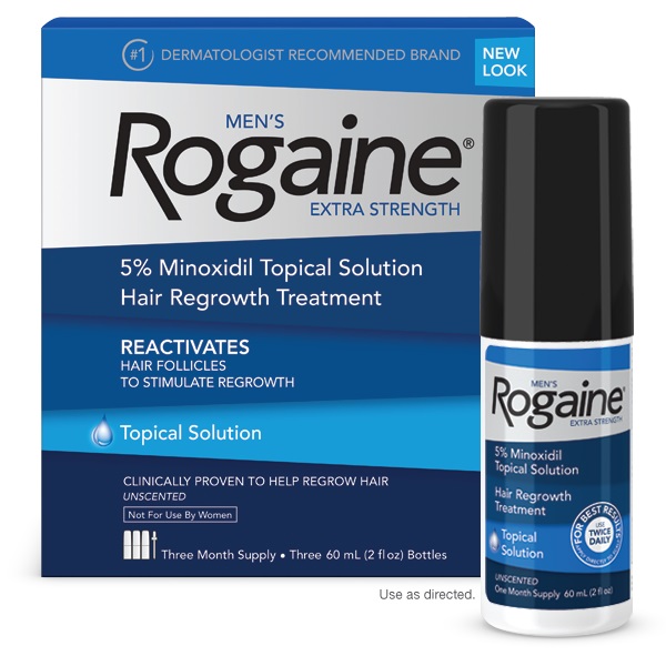 ROGAINE MENS EXTRA STRENGTH SOLUTION 2 Oz. (Pack of 3)4