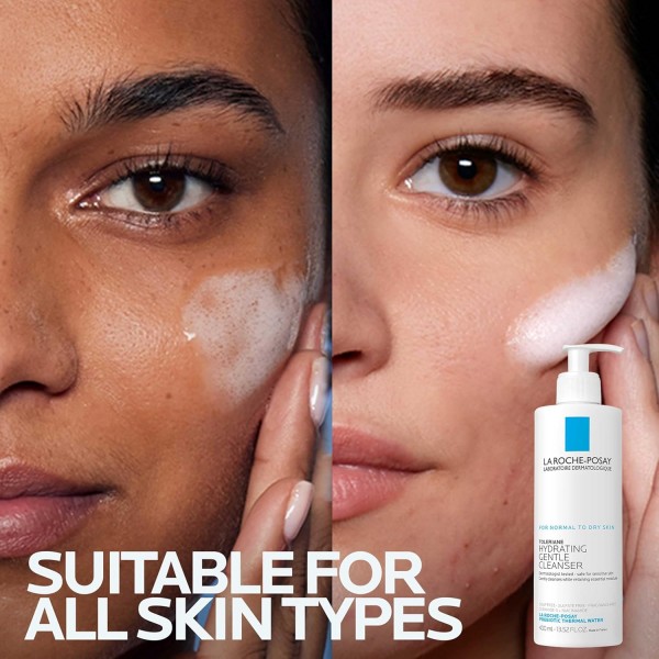 La Roche-Posay Toleriane Hydrating Gentle Facial Cleanser, with Niacinamide, 400ml4