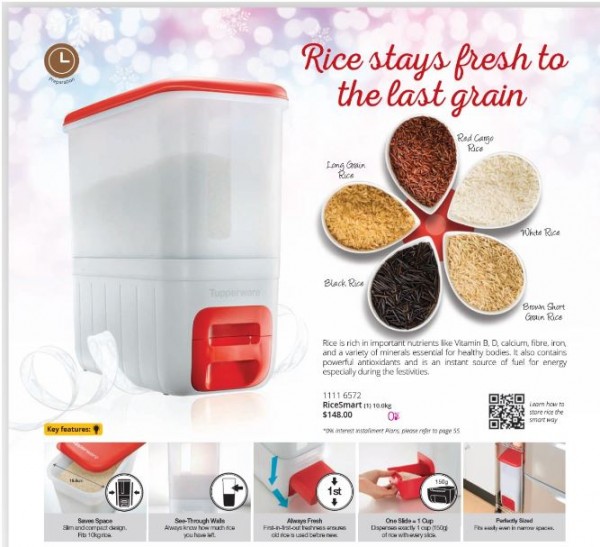 TUPPERWARE RICE SMART 10KG2