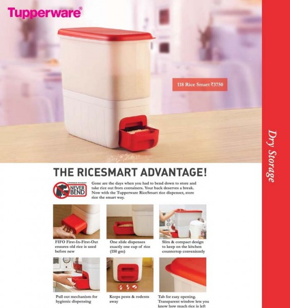 TUPPERWARE RICE SMART 10KG4